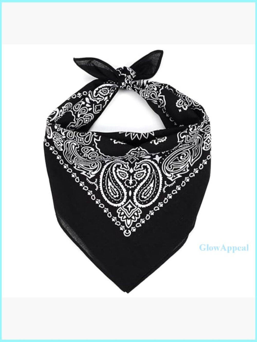 Cotton Bandana Headband Scarf for Hair Neck Face Wrap Unisex Accessory